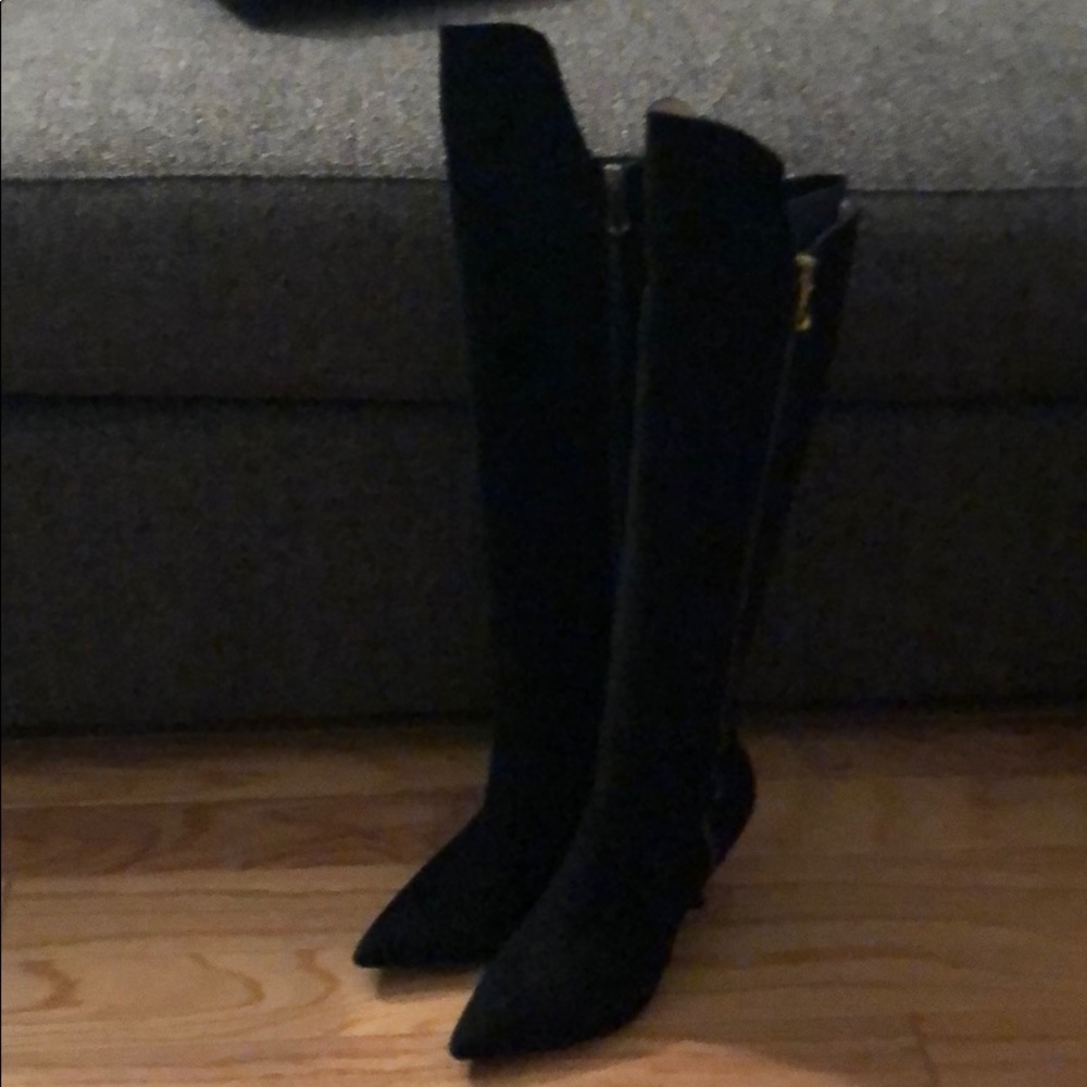 High heels over the knee boots